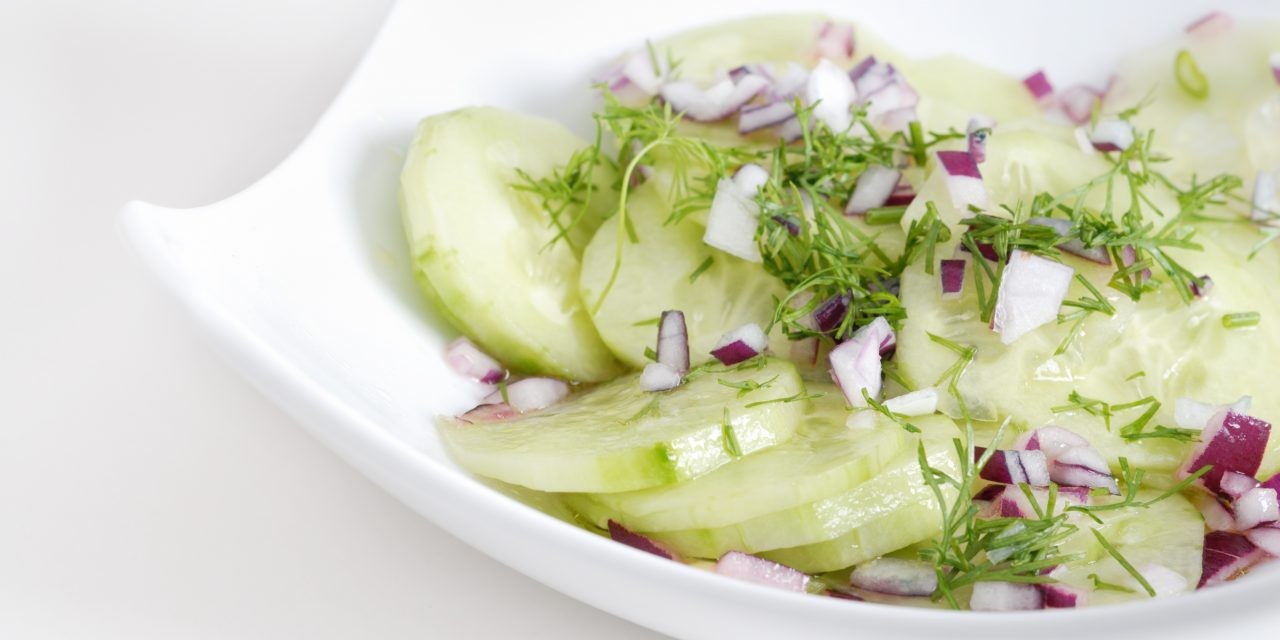 Cucumber dill salad